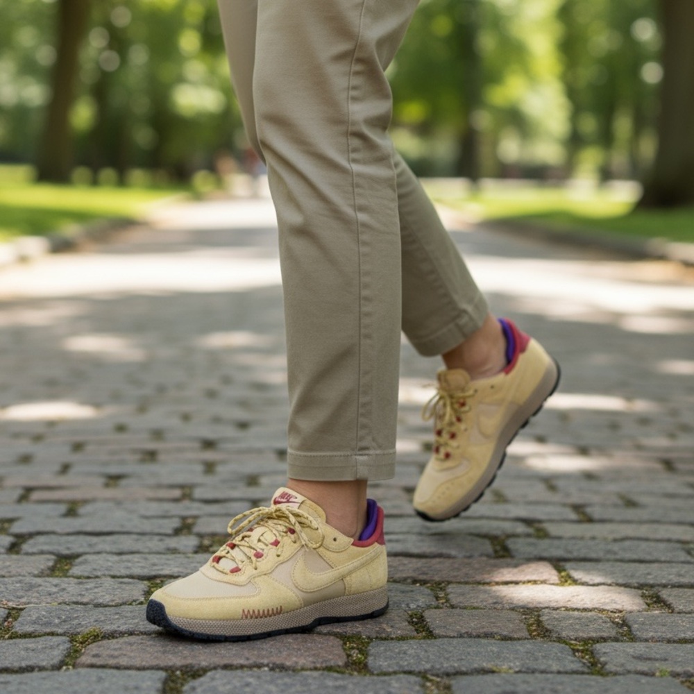 Nike Sneakers - Yellow, Red, and Purple